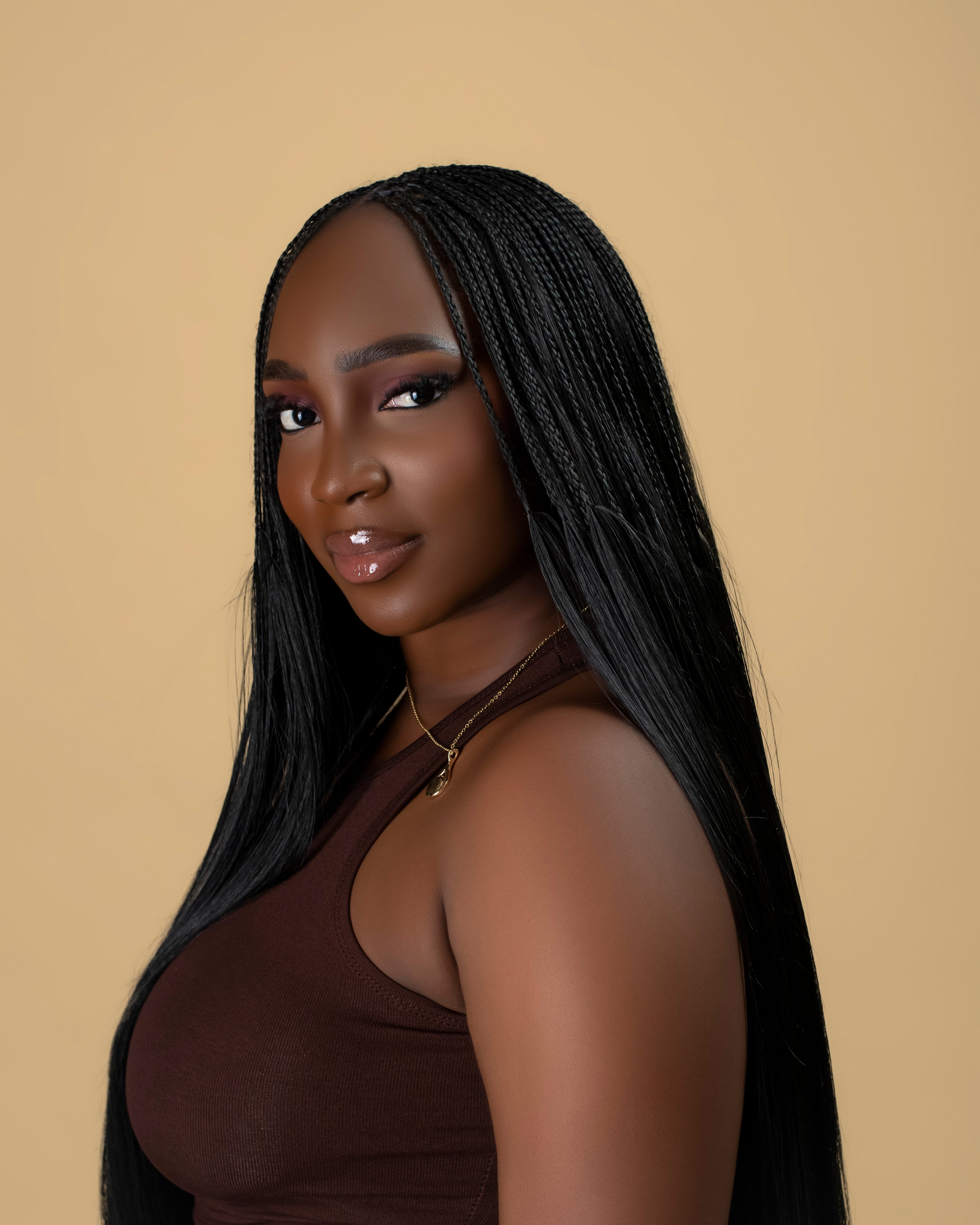 Straight Hybrid Braid Style