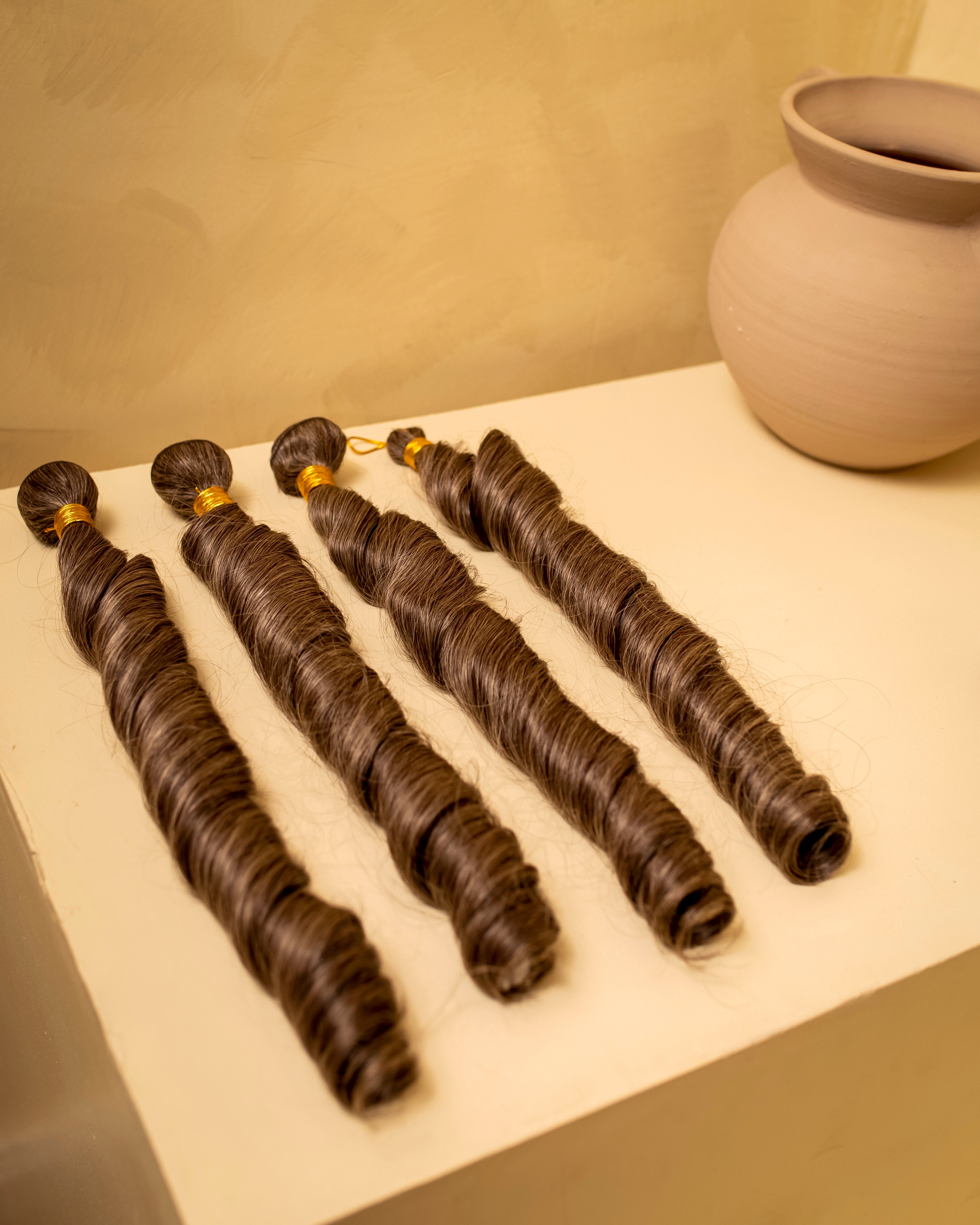 Spiral Wave Hybrid Braid Bundles