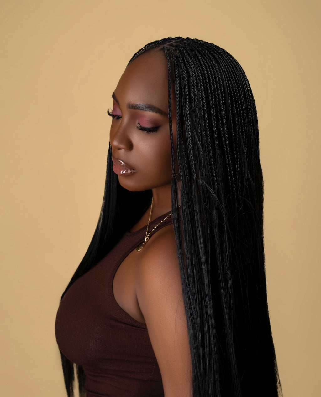 Straight Hybrid Braid Style